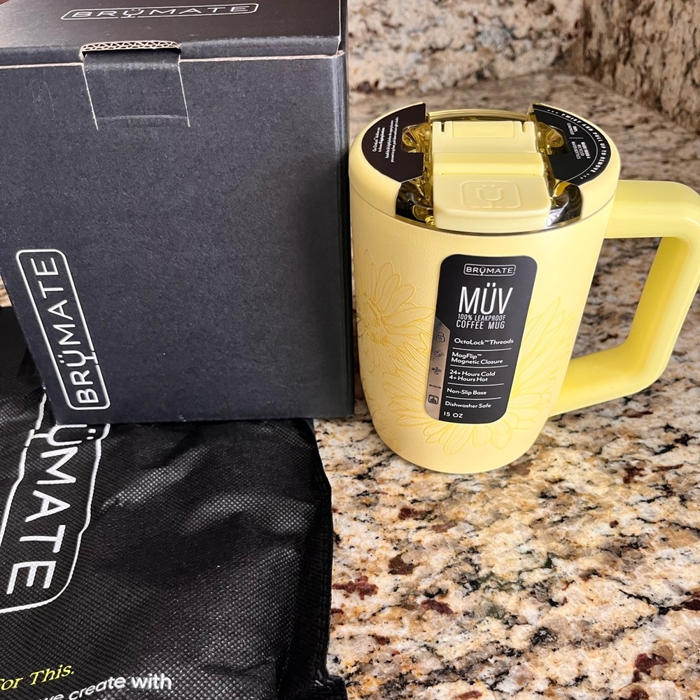 Brumate Citrus Daisy Muv 15oz Coffee Mug Limited Edition